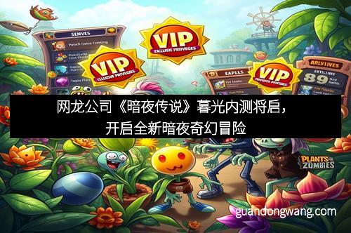 网龙公司《暗夜传说》暮光内测将启，开启全新暗夜奇幻冒险
